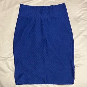 Authentic LuLaRoe Cassie Skirt - Bright Blue